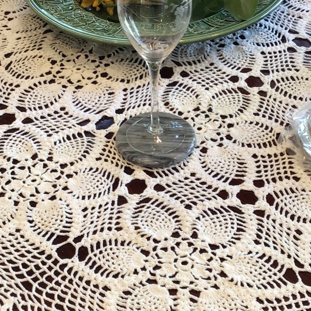 Marble Coaster Set. Set of 5.